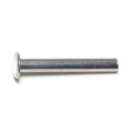 Midwest Fastener 32 (Coarse), 1-1/2" Brl Lg, Aluminum 12 PK 62366